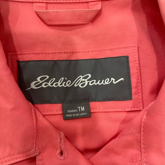 Eddie Bauer Coral Rain Jacket with Buttons - Medium Tall - Picture 2 of 4